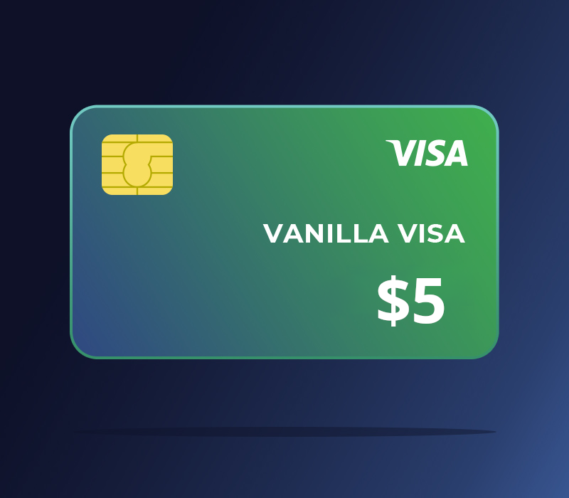 

Vanilla VISA $5 US