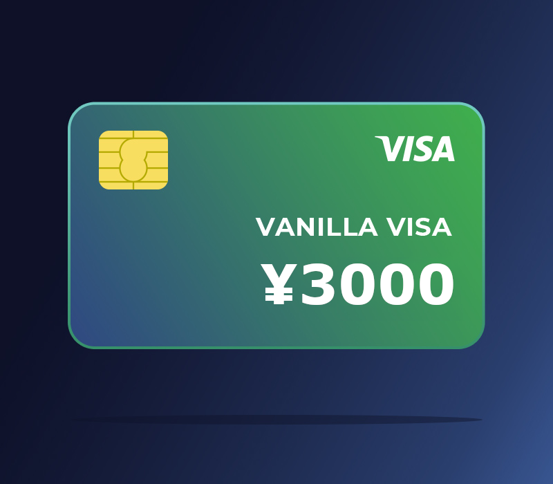 

Vanilla VISA ¥3000 JP