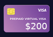 Prepaid Virtual VISA $200