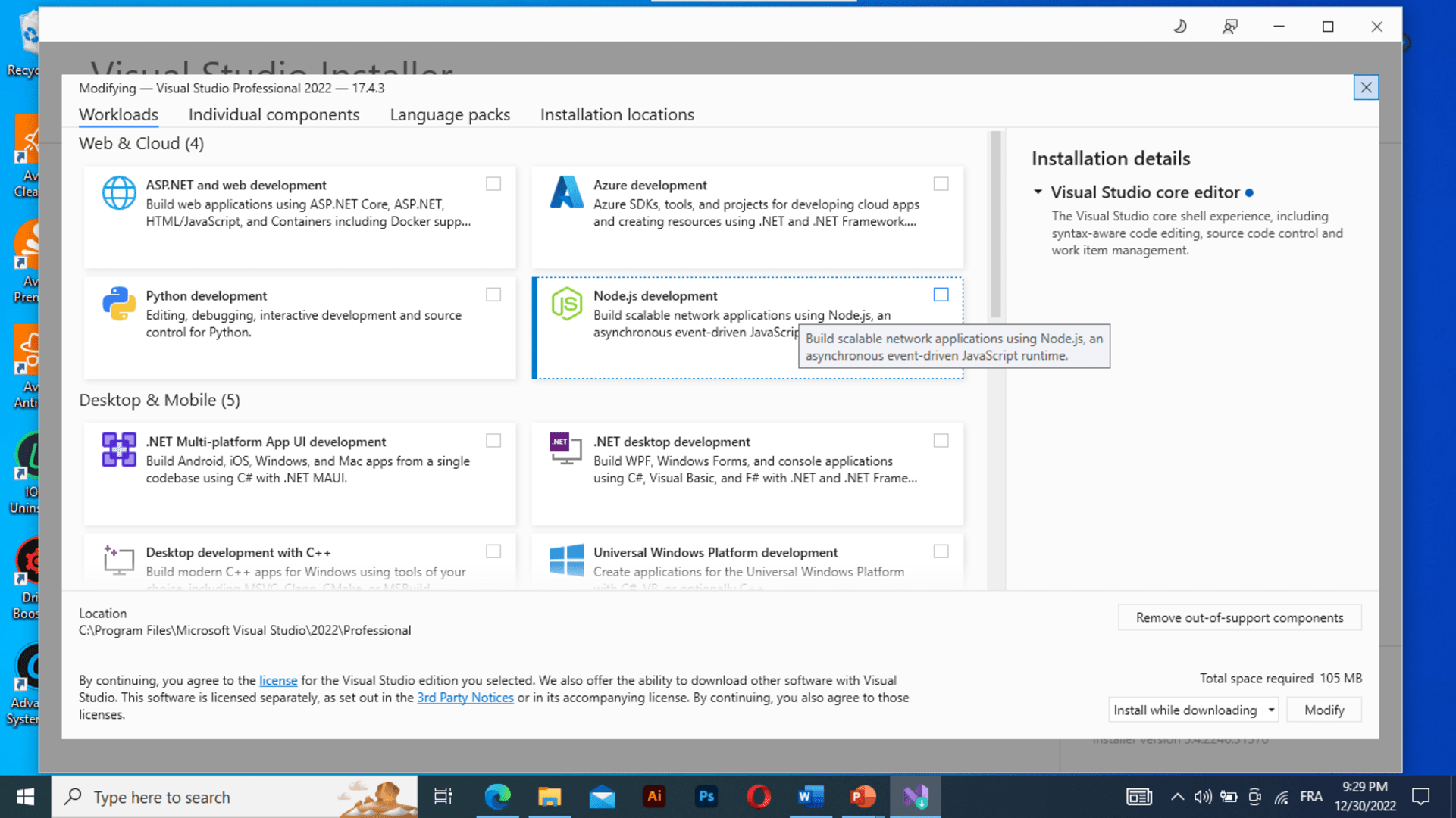 MS Visual Studio 2022 Professional CD Key screenshot 3