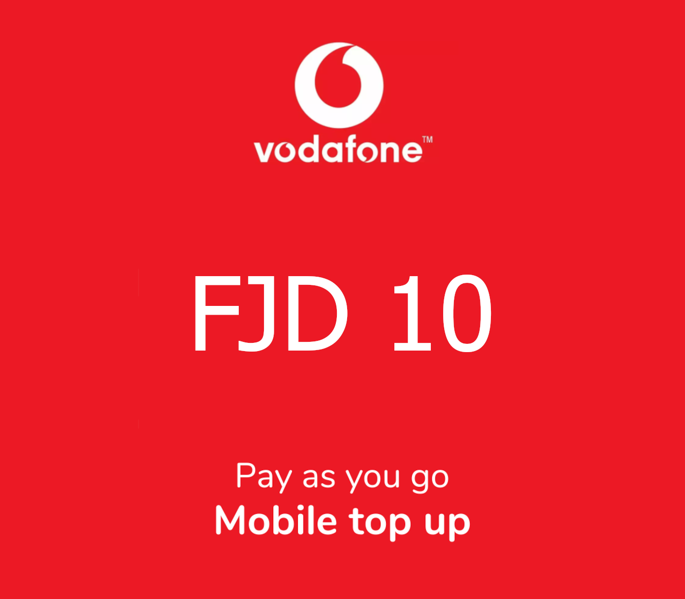 

Vodafone 10 FJD Mobile Top-up FJ