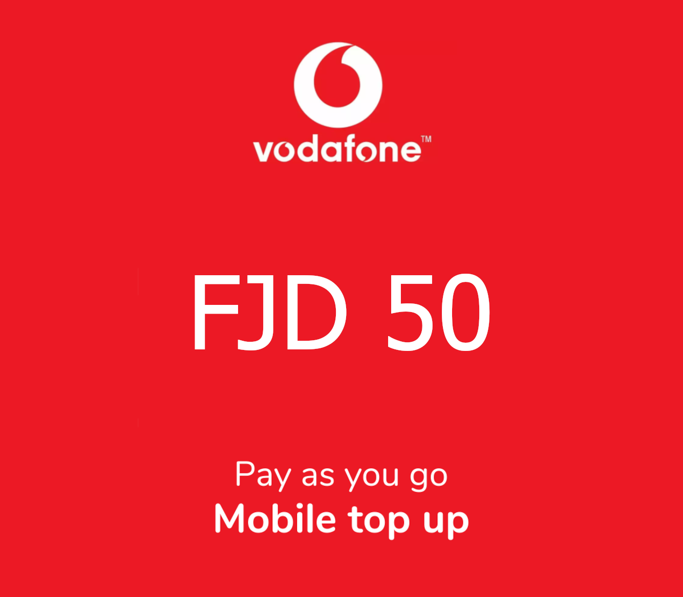 

Vodafone 50 FJD Mobile Top-up FJ