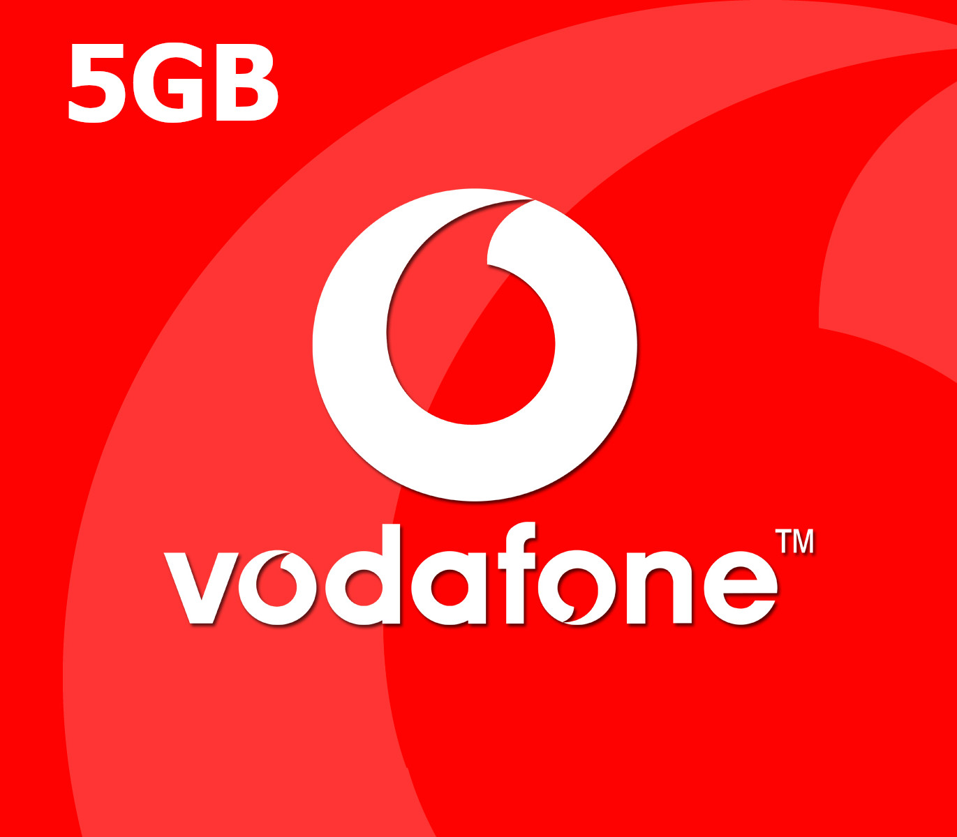 

Vodafone PIN Bundles 5GB Data Gift Card UK