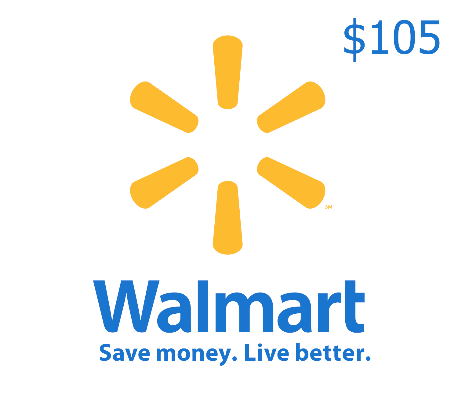 Walmart $105 Gift Card CA