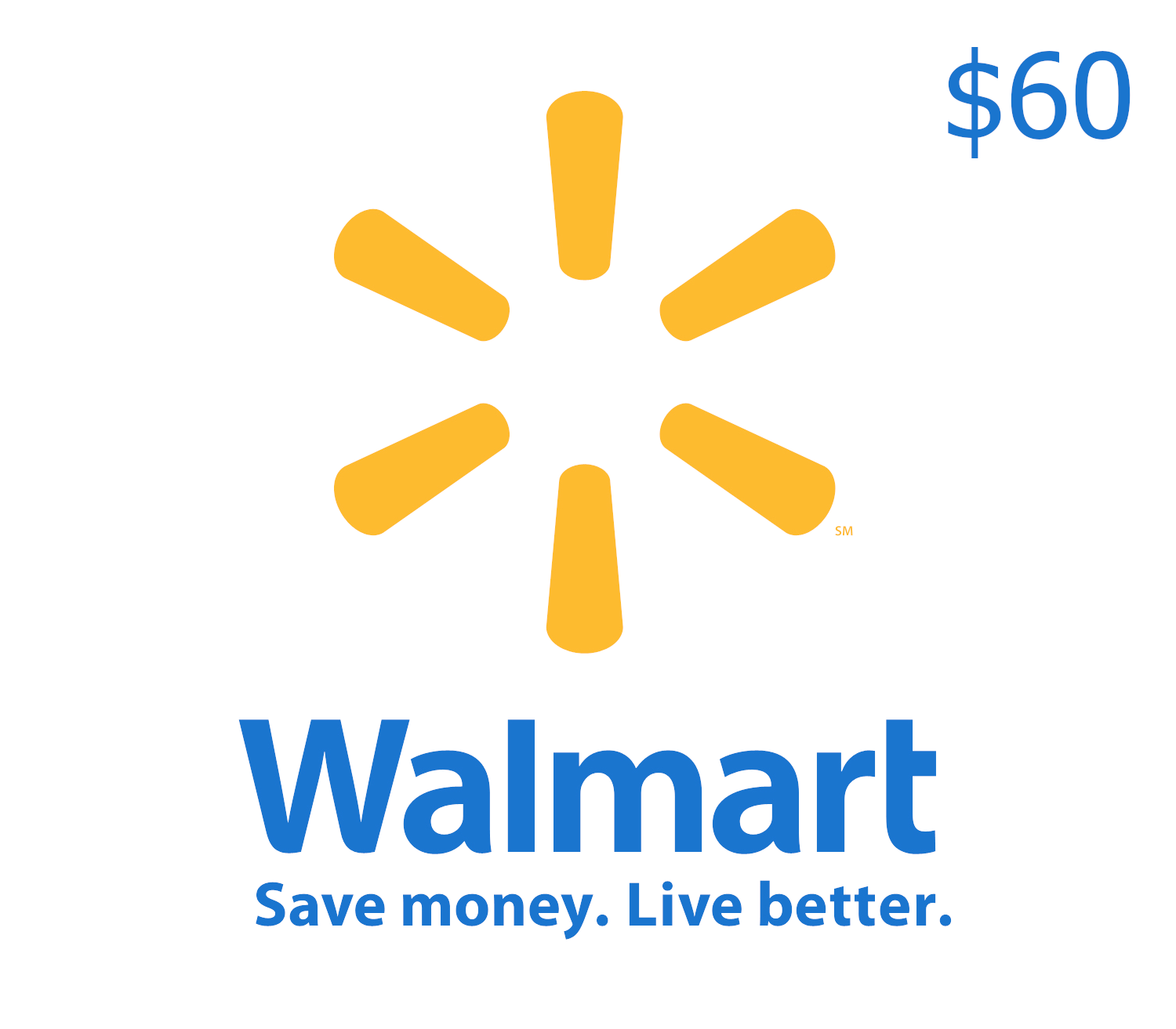 

Walmart $60 Gift Card CA