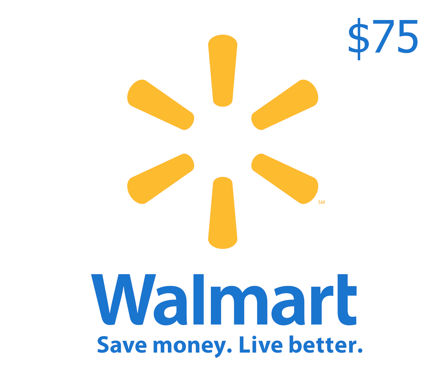 

Walmart $75 Gift Card CA