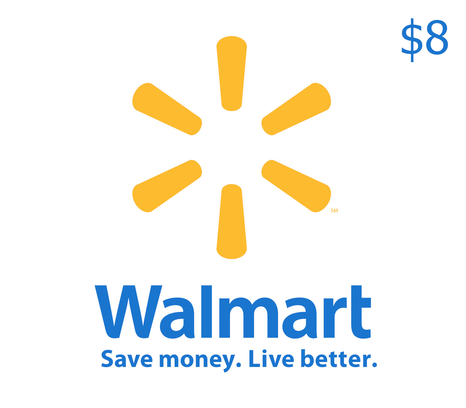 

Walmart $8 Gift Card US