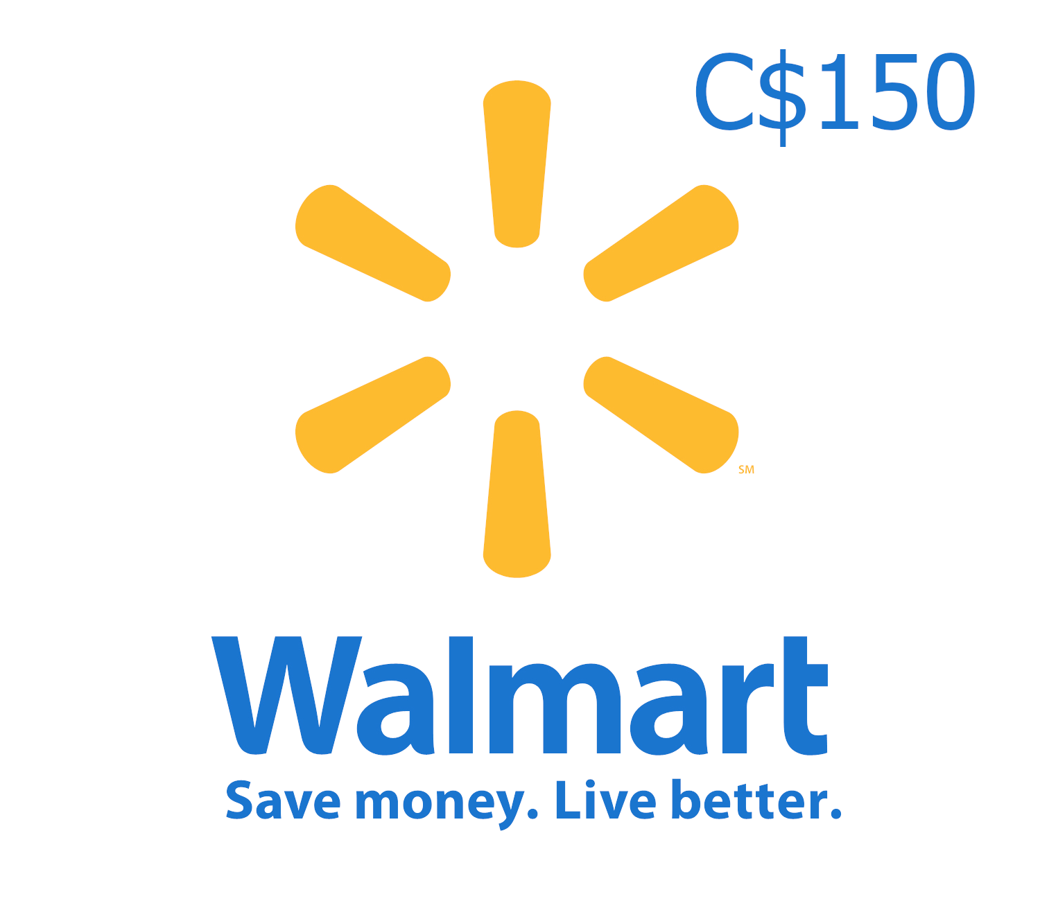Walmart C$150 Gift Card CA