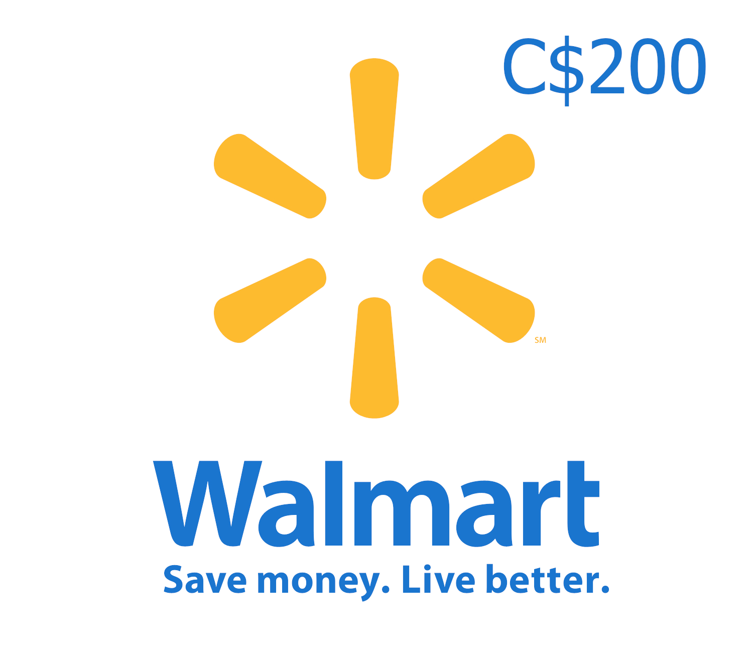 

Walmart C$200 Gift Card CA