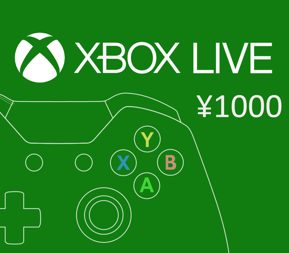 

XBOX Live ¥1000 Prepaid Card JP