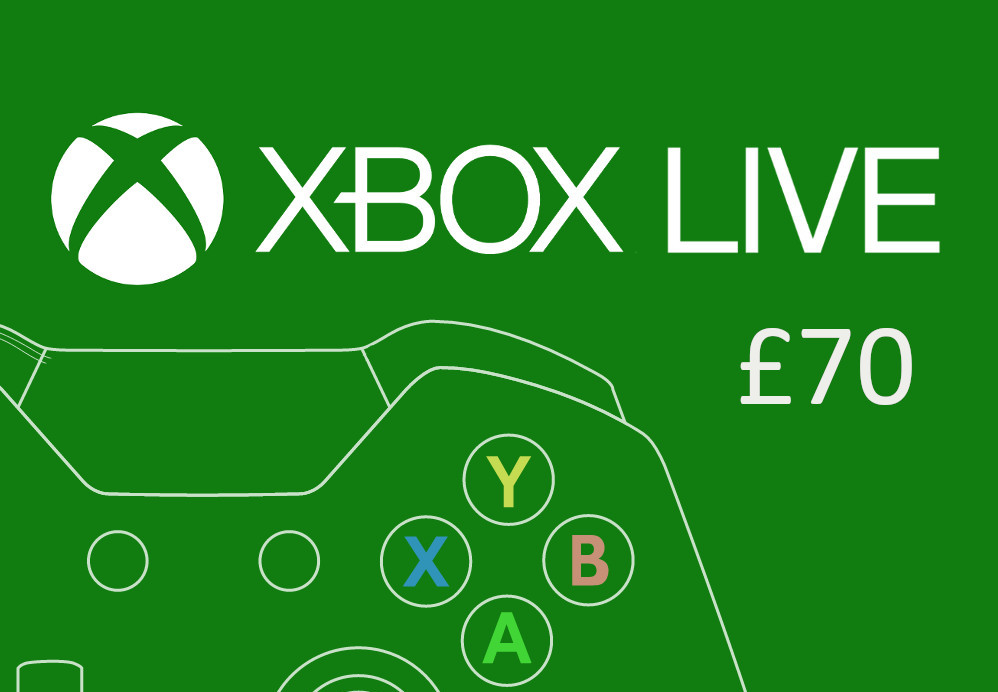 XBOX Live £70 Prepaid Card UK