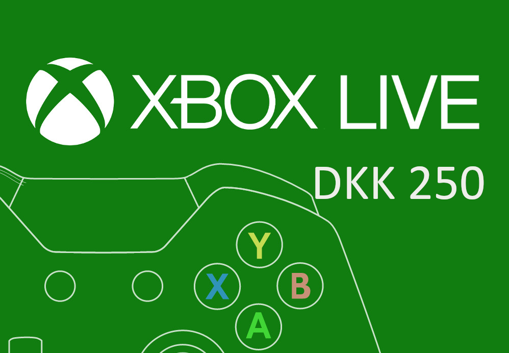XBOX Live 250 DKK Prepaid Card DK
