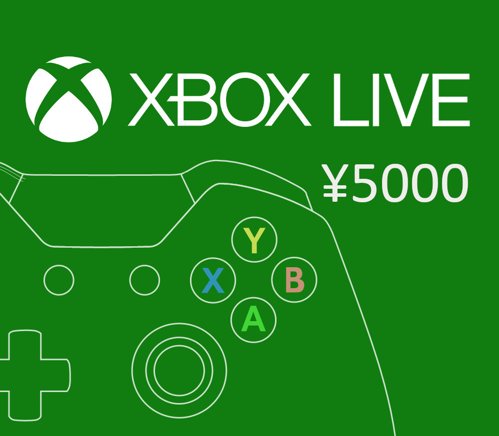 

XBOX Live ¥5000 Prepaid Card JP