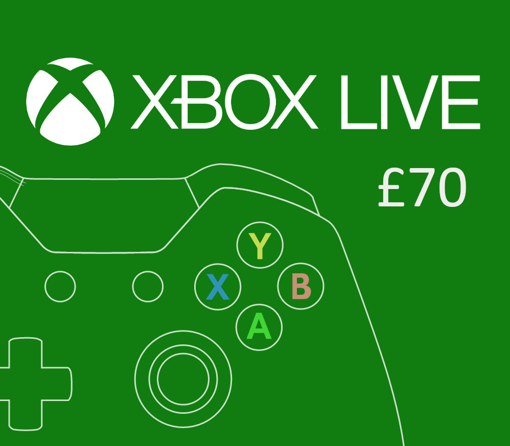 

XBOX Live £70 Prepaid Card UK