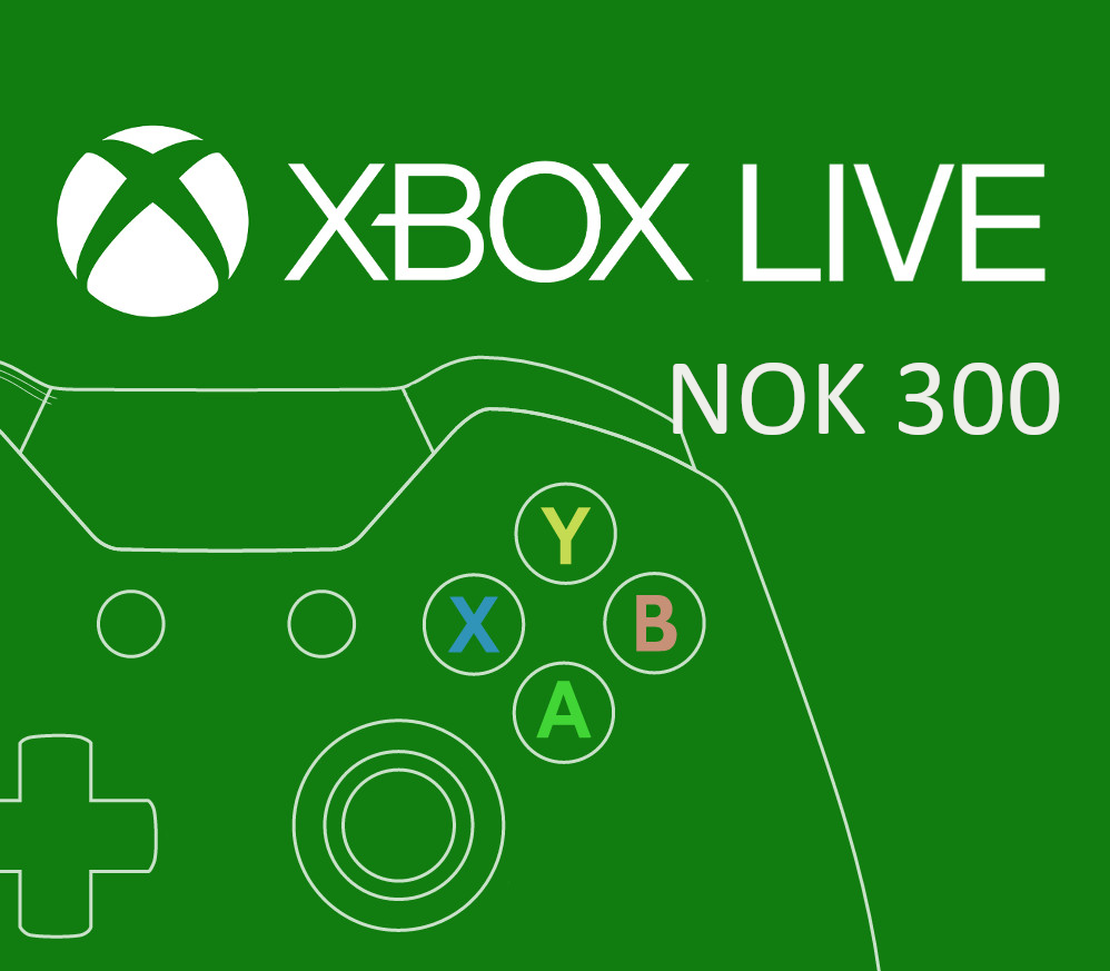 

XBOX Live 300 NOK Prepaid Card NO