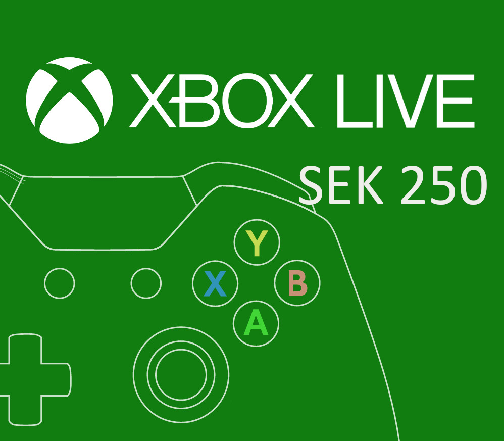 

XBOX Live 250 SEK Prepaid Card SE