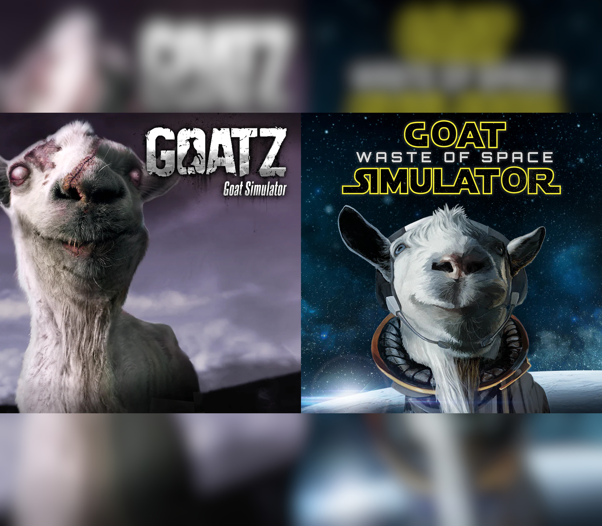 Goat Simulator + Waste of Space DLC + GoatZ DLC Steam