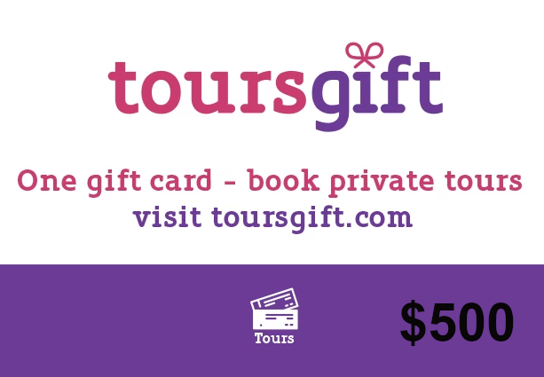 ToursGift $500 Gift Card CA